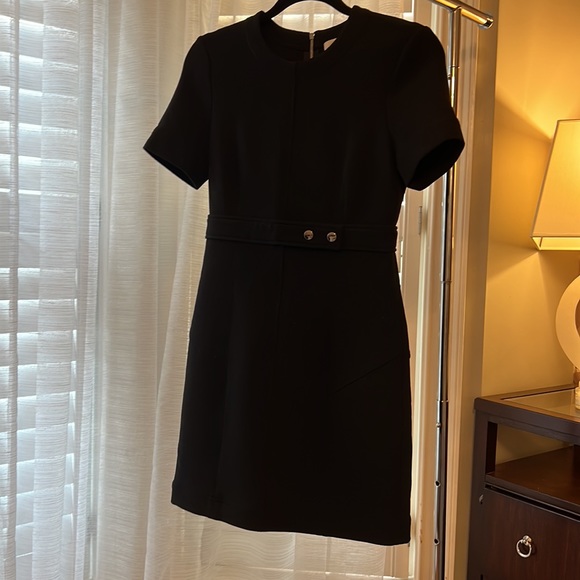 ALC Black Minidress Short Sleeve Size 4 - Picture 2 of 8